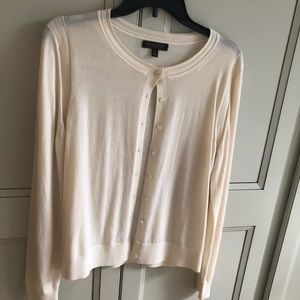 Banana Republic Merino Pointelle Cardigan NWOT